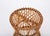 1960s Mid-Century French Riviera Stool in Rattan and Woven Wicker, 1960s For Sale - Image 5 of 12