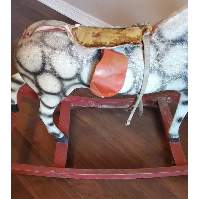 Antique Childs Rocking Horse For Sale - Image 10 of 11