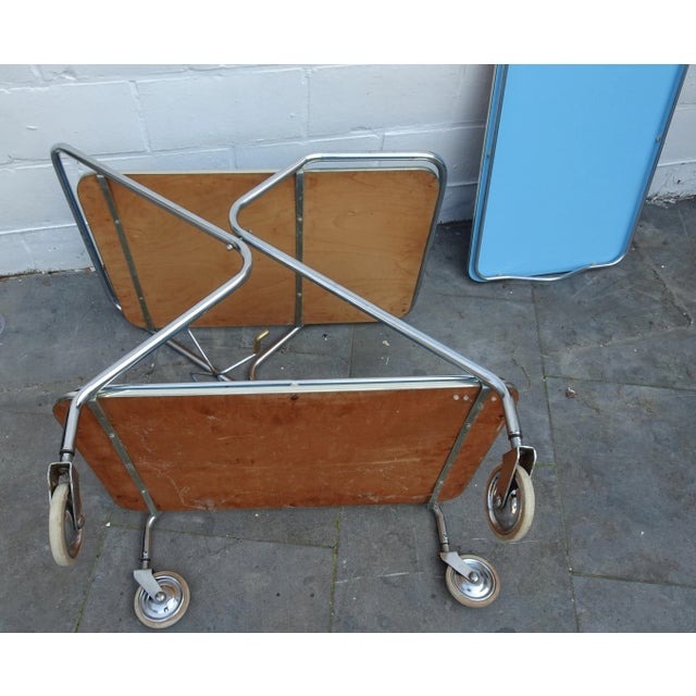 Trolley Bar Cart with Removeable Serving Tray from Torck, Belgium, 1960s For Sale - Image 4 of 12