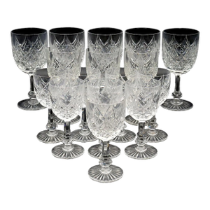 1940s Baccarat “Colbert” Wine Glass Service - Set of 16