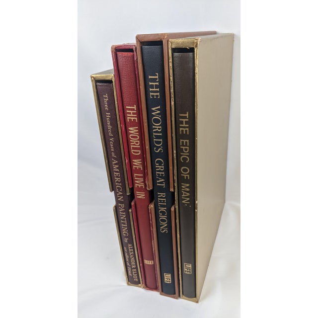 Mid 20th Century Set of 4 Oversized Mid-Century Life & Time Illustrated Books in Slipcases, 1955–1961 For Sale - Image 5 of 17