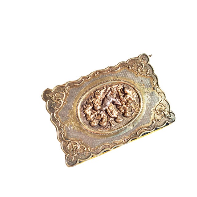 Silver-Gilt Dance Card Holder, 1850, Set of 2 For Sale - Image 3 of 9