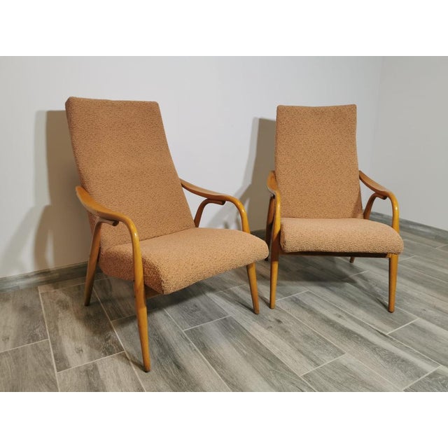 Set of Lounge Chairs by Antonin Suman for Ton For Sale - Image 12 of 18