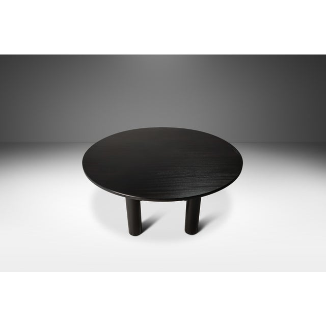 Blue Organic Modern Dining Table in Solid Ebonized African Sapale Mahogany by Mark Leblanc, Usa, C. 2023 For Sale - Image 8 of 12
