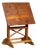 Small Antique Adjustable Wooden Drafting Table For Sale