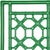 Chinoiserie Lattice Back Headboard Double, Bright Green For Sale - Image 3 of 3
