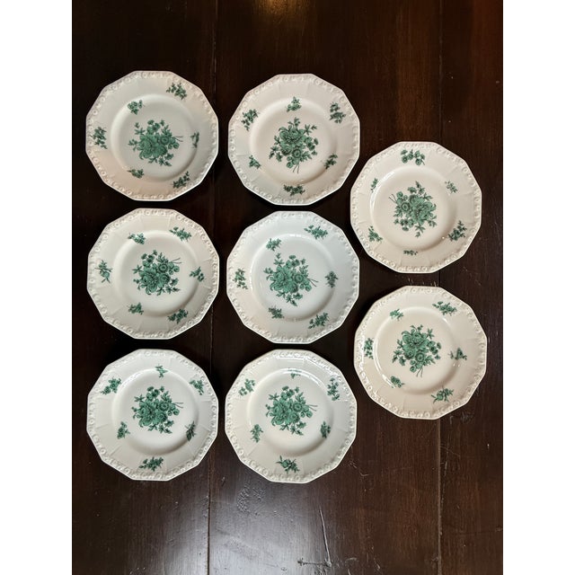 1960s Rosenthal Maria Emerald "Greenhaven" Pattern, Jackie Kennedy-Era-Traditional 111-Piece Fine Porcelain Set For Sale - Image 14 of 18