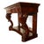 Antique English William IV Carved Mahogany Mirror Back Pier Console Hall Table For Sale - Image 10 of 12