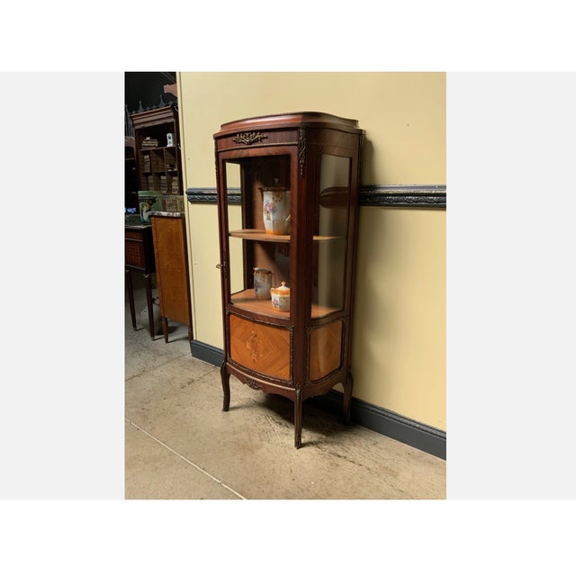 Vintage Art Nouveau Display Cabinet, 1930 For Sale - Image 6 of 11