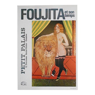 Vintage Poster Lithograph - Foujita For Sale