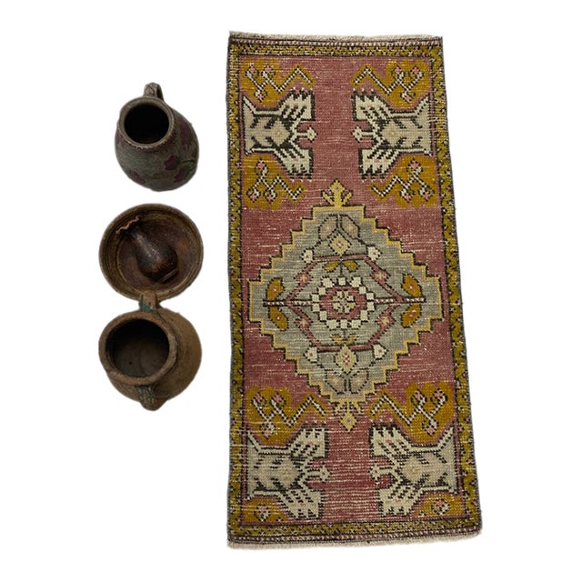 Oushak Anatolian Wool Area Carpet For Sale