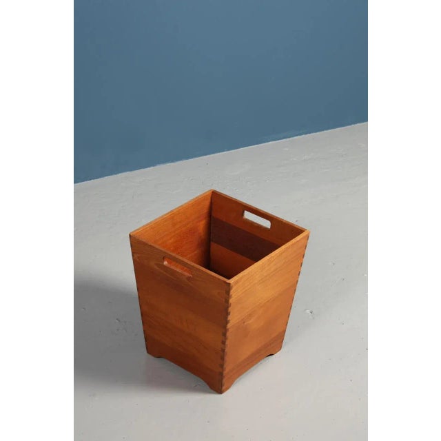 Danish Teak Waste Bin, 1950s For Sale - Image 6 of 8