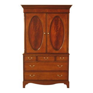 Ethan Allen Newport Collection Mahogany Bedroom Armoire For Sale