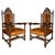 Early 20th Century Vintage Louis XVI Style Spanish Pair of Carved Walnut Armchairs - a Pair For Sale - Image 13 of 13