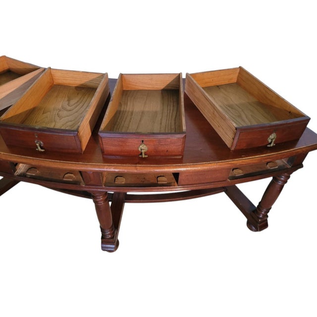 Large Olde English Manor House 3-Piece Hunt Table For Sale - Image 9 of 12