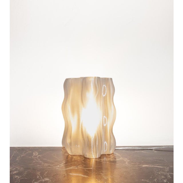Red Amber Magma Lamp by Mana For Sale - Image 8 of 10