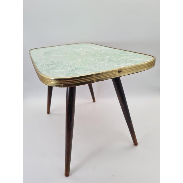 Mid-Century Modern Coffee or Side Table with Laminated Top, 1960s For Sale - Image 4 of 10
