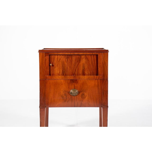 Antique Nightstand with Roller Door, 19th Century For Sale - Image 13 of 16