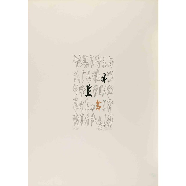 Leo Guida, Signs, 1970s, Lithograph For Sale