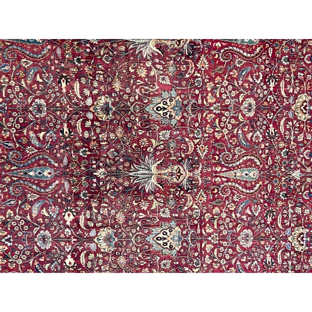 Antique N.east Persian Rug , 10'7" X 15'8" For Sale In New York - Image 6 of 11