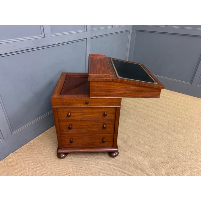 Antique Victorian Mahogany Davenport, 1851 For Sale - Image 13 of 18
