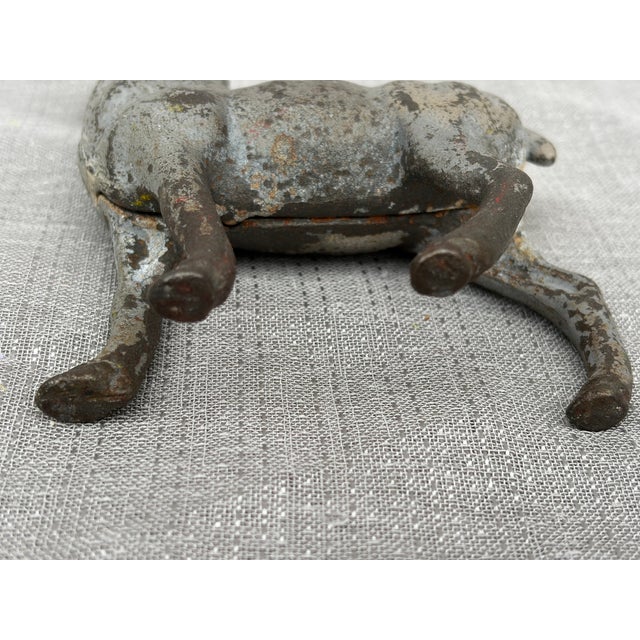 Vintage Cast Iron Deer Bank For Sale - Image 11 of 13