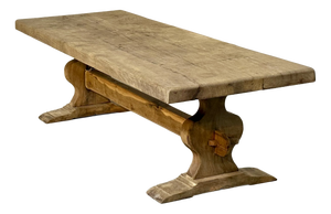 Large French Oak Dining Table, 1920