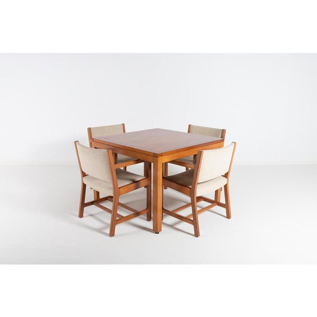 Vintage Danish Dining Set by Christian Hvidt for Soborg Mobelfabrik, 1990s, Set of 5 For Sale - Image 10 of 16