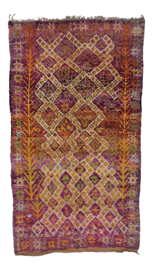 Vintage Beni M'Guild Moroccan Rug - 06'04 X 10'10