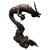 An impressive large-scale bronze Chinese dragon sculpture, conceived as a decorative water feature and exceptionally...