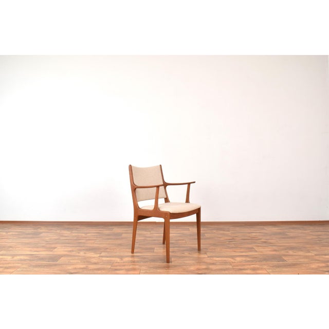 1960s Set of Mid-Century Modern Danish Teak Dining Chairs by Johannes Andersen for Uldum Møbelfabrik, 1960s For Sale - Image 5 of 17