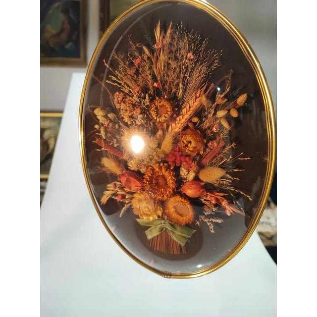 Flowers Behind Convex Glass, 1960s-1970s For Sale - Image 6 of 9