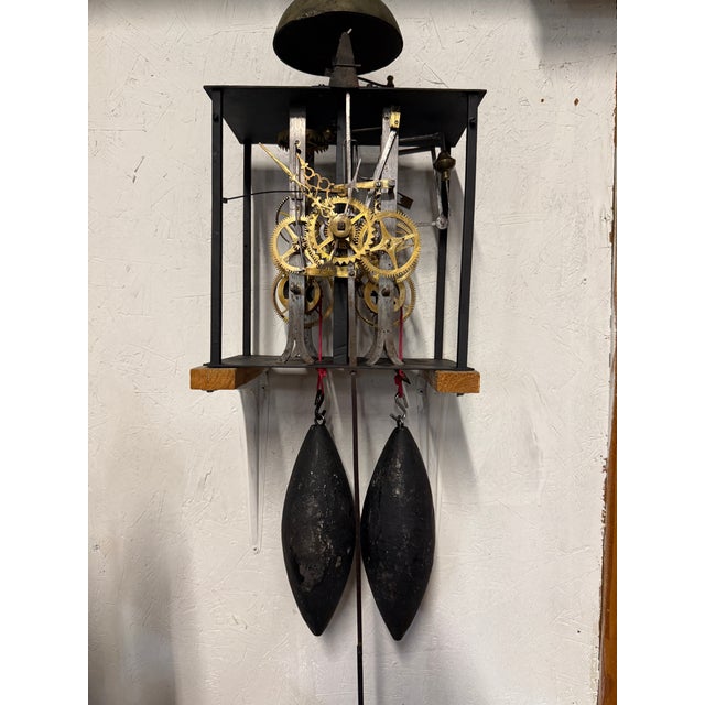 A Late 19th Century Morbier Works for a Tall Case Clock. For Sale - Image 12 of 12