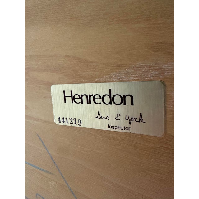 Vintage Henredon Scene Two Burlwood Parsons Dining Table For Sale - Image 9 of 12