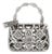 Mid 20th Century 14k Yellow Gold Diamond Purse Charm Pendant  Open Handbag Design For Sale