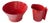 Vintage Red Melamine Bowl and Pitcher by Henning Koppel for T. Ørskov, 1970s, Set of 2 For Sale
