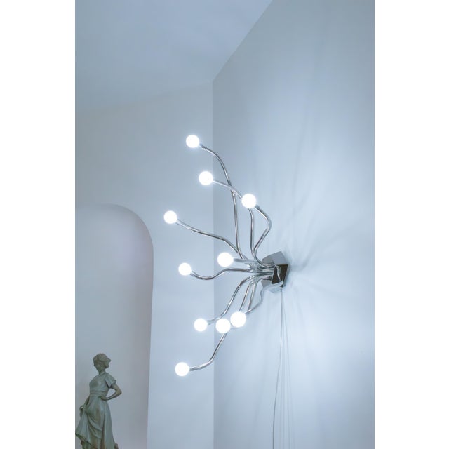 Anemone Lamp, Wall Lamp by Vincent Decat For Sale - Image 6 of 6