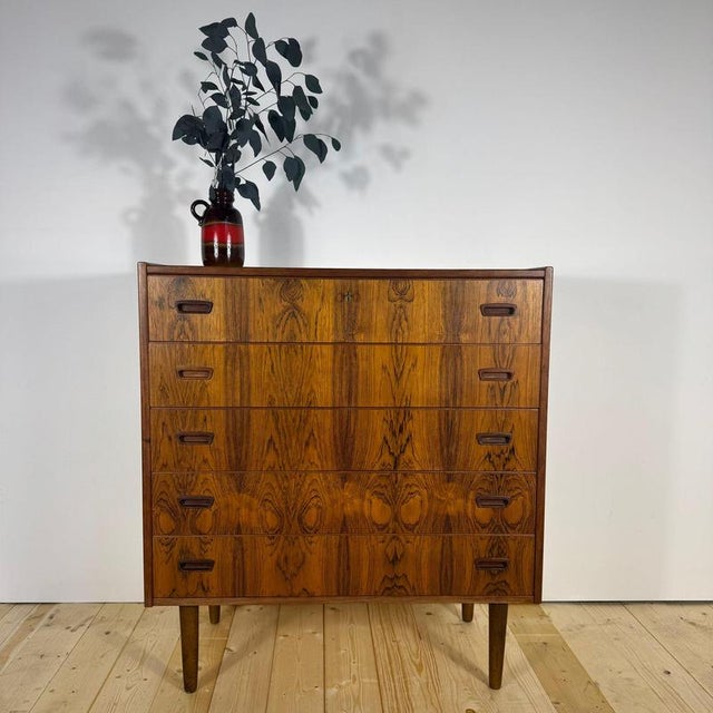 Vintage Danish Rosewood Chest, 1960s For Sale - Image 3 of 7