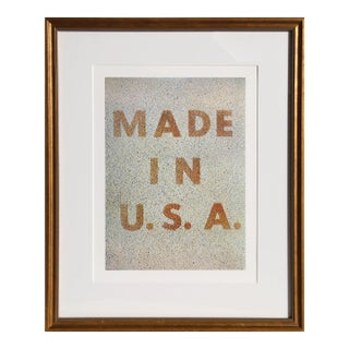 America: Her Best Product (Made in U.S.A.), Ed Ruscha Lithograph For Sale