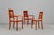 Art Nouveau Seating Group in Mahogany, Early 20th Century, Set of 4 For Sale - Image 3 of 18