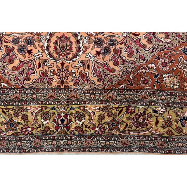 Vintage Hereke Rug, 8'3" X 12'6 For Sale - Image 4 of 6