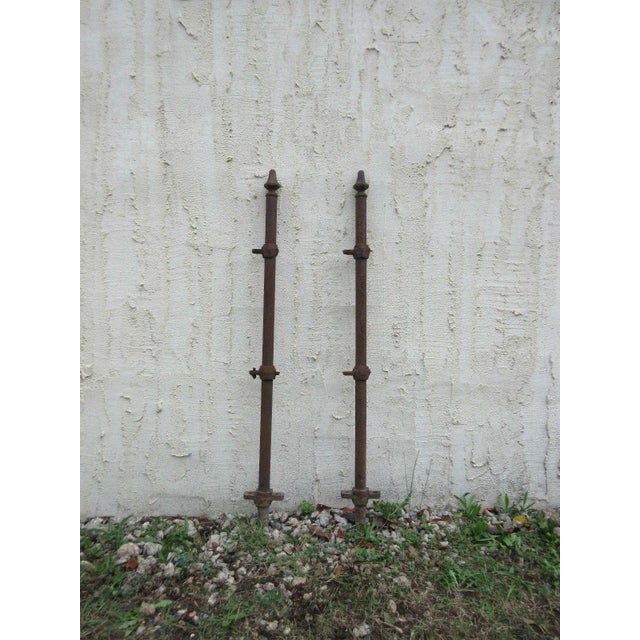 Antique Hair Pin Iron Gate Fence Post Fencing Architectural Salvage Chairish