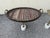 Contemporary Palecek Large Oval Woven Rattan & Ikat Tray For Sale - Image 3 of 7