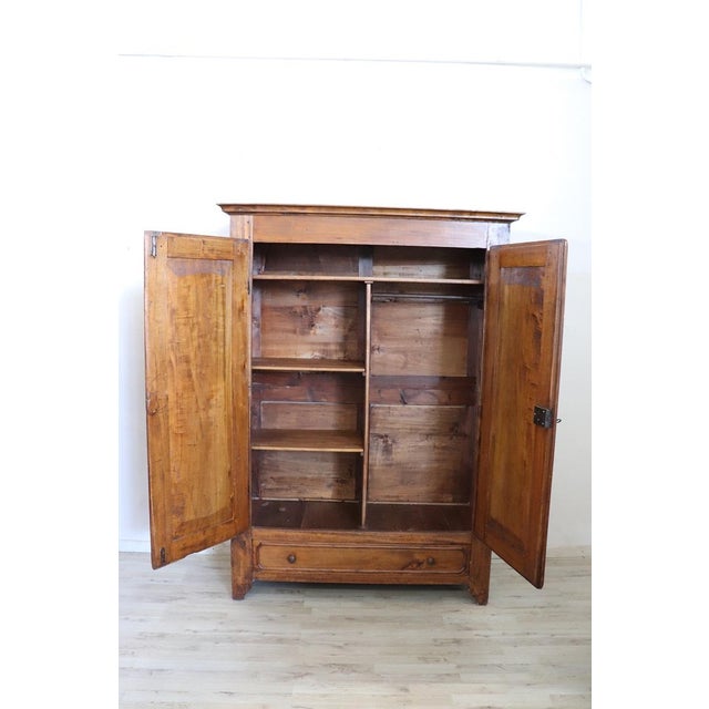 Antique Poplar Wood Wardrobe, 1800s For Sale - Image 6 of 13