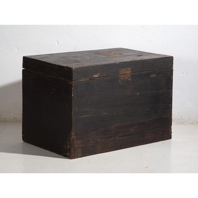 Antique Chinese Painted Trunk For Sale - Image 10 of 11
