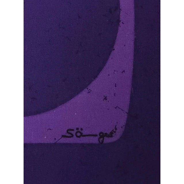 Mid-Century German Pop Art Screen-Printed Wall Hanging by Traute Sänger, 1970s For Sale - Image 4 of 5