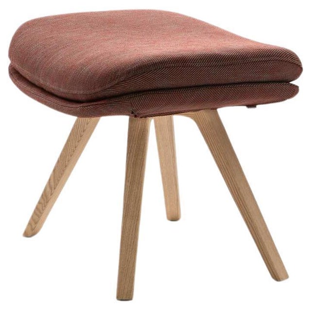 Wood P22 Ottoman by Patrick Norguet for Cassina For Sale - Image 7 of 7