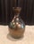 Vintage Mandette Metallic Bronze & Copper Raku Pottery Vessel For Sale - Image 4 of 4