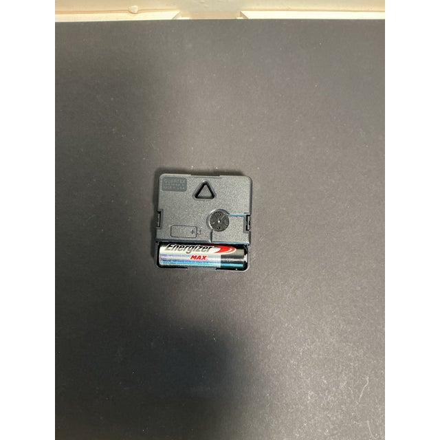 Postmodern Memphis Group Style Wall Tabletop Clock Battery Operated, Circa 1980s For Sale - Image 9 of 12