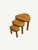 Triangular Oak Nesting Tables by Pierre Chapo, 1970s, Set of 3 For Sale - Image 10 of 10